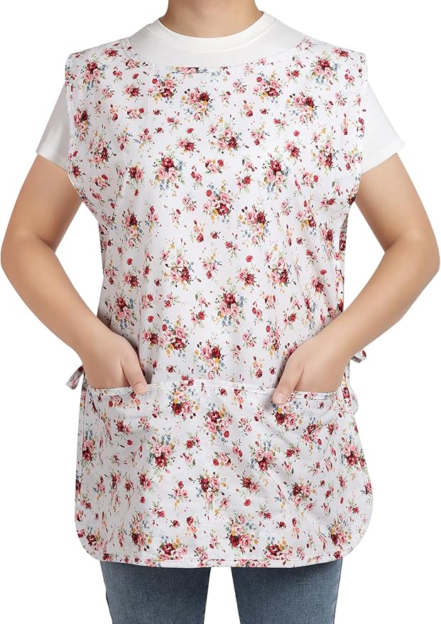 3 pack Women Cobbler Apron Vintage Floral Aprons for Women Chef Bakers Apron for Baking, Cooking, Gardening