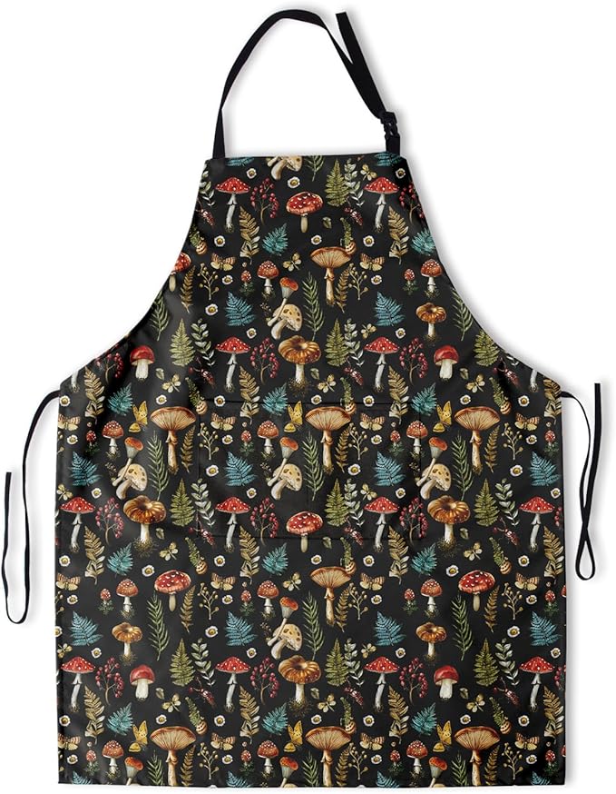 Funny Apron Polyester Grooming Aprons with Pocket for Cooking Kitchen Grilling Adults