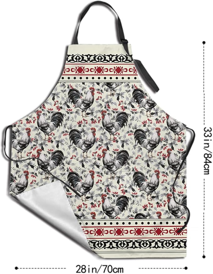 Funny Apron Polyester Grooming Aprons with Pocket for Cooking Kitchen Grilling Adults