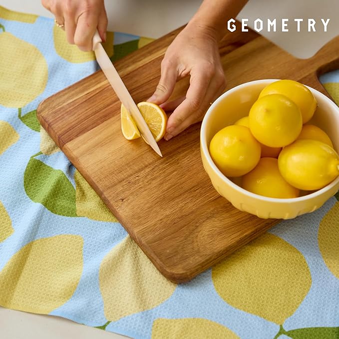 GEOMETRY Spring Kitchen Towels - Quick Dry Microfiber Cloth Spring & Summer Dish Towels for Kitchen Drying - Premium Quick Dry Towel - Tulip Lover, 18" x 30" - 2-Pack