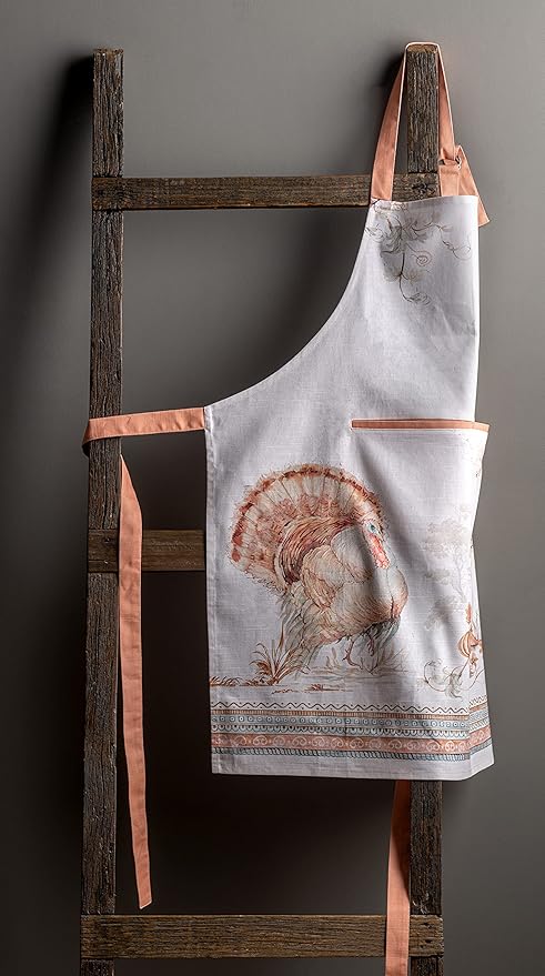 Maison d' Hermine 100% Cotton Apron for women with Pocket Kitchen Chef Apron for Men Cooking Mothers Day Gifts