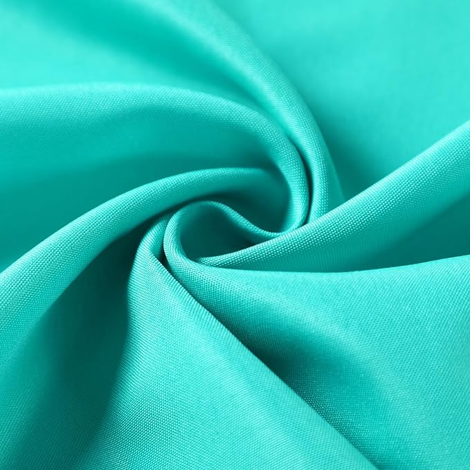 Bailarina Cloth Napkins Set of 40,17x17 inches Dinner Napkins Cloth Washable,Polyester Square Table Cloth Napkin Bulk with Hemmed Edges Ideal for Banquets, Parties and Weddings-Turquoise
