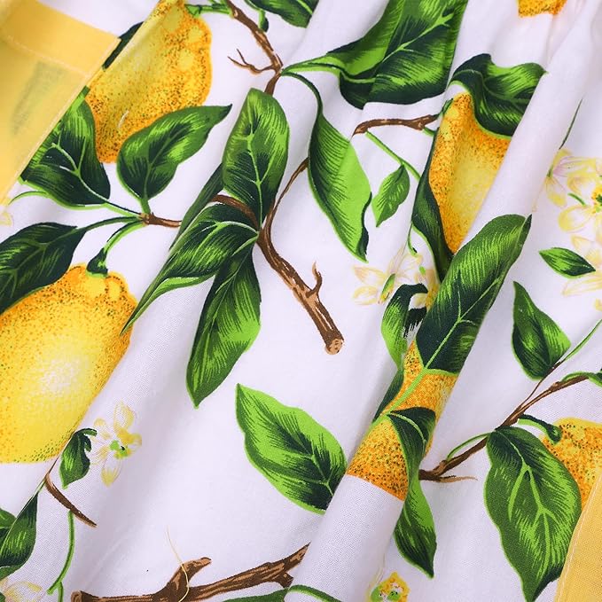 NEOVIVA Kitchen Aprons for Women with Pockets,Cooking Aprons for Women,Vintage Apron for Baking Gardening,Gifts for Mothers