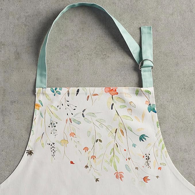 Maison d' Hermine 100% Cotton Apron for women with Pocket Kitchen Chef Apron for Men Cooking Mothers Day Gifts