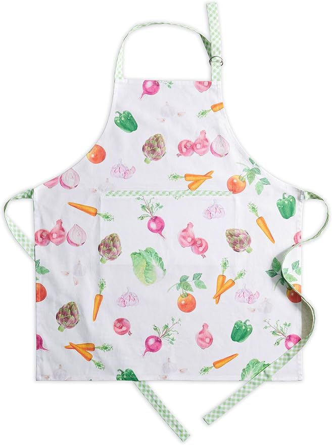 Maison d' Hermine 100% Cotton Apron for women with Pocket Kitchen Chef Apron for Men Cooking Mothers Day Gifts
