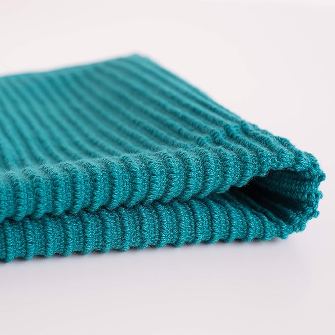 Now Designs Ripple Kitchen Dishcloth, Set of 4, Peacock Green