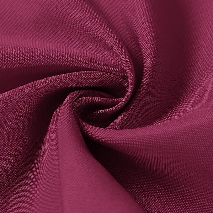 Bailarina Cloth Napkins Set of 40,17x17 inches Dinner Napkins Cloth Washable,Polyester Square Table Cloth Napkin Bulk with Hemmed Edges Ideal for Banquets, Parties and Weddings-Burgundy