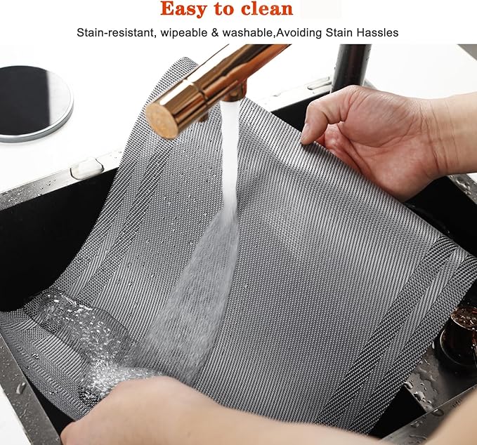 Placemats Set of 12,Washable,Heat and Stain Resistant Indoor/Outdoor Place mats,Vinyl Woven Non Slip Table Mats for Restaurant Table Protection,PVC Placemats(Gray,12PCS)