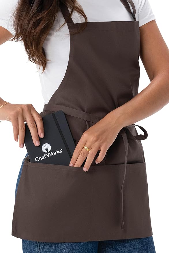 Chef Works Unisex Three Pocket Apron