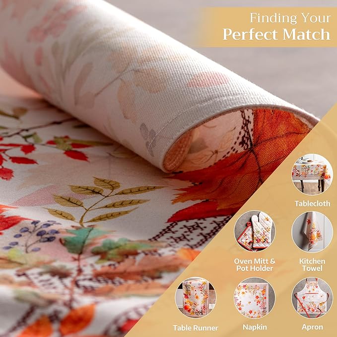 Maison d' Hermine Placemats Set of 4 100% Cotton Washable Cloth Place Mats, Reusable Table Mats for Thanksgiving Christmas Decorations Kitchen Dining Party Wedding Restaurant (Amarante, 13" x 19")