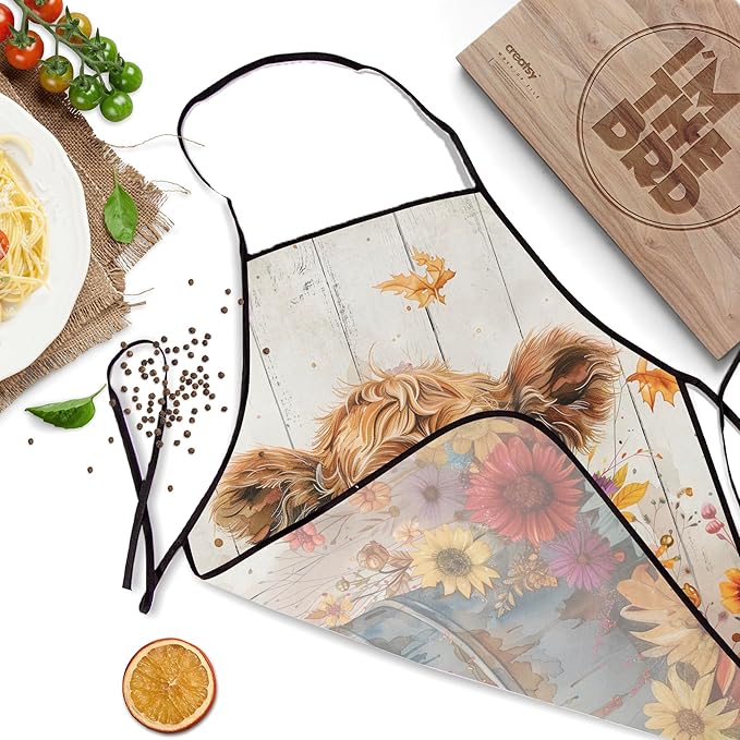 Funny Apron for Men Women Baking Gardening Sewing BBQ Waterproof Cute Gifts
