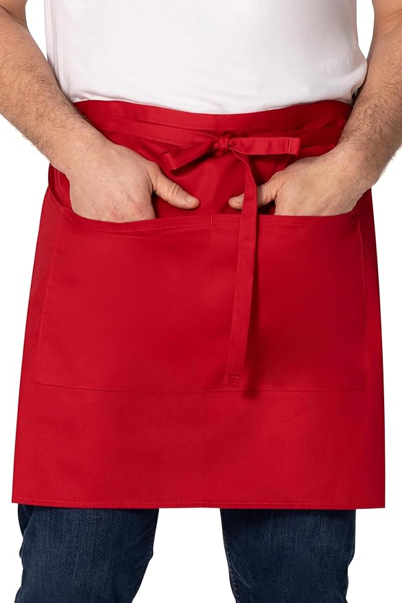 Chef Works Unisex Half Bistro Server Apron