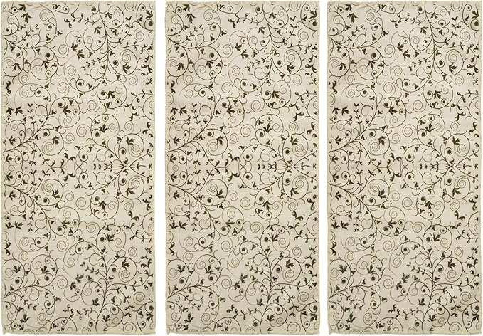Microfiber Kitchen Towels 11.8" X 23.6" (3 Pack) Quick Dry Tea Dish Towel, Ultra Absorbent Reusable Cleaning Dishcloths, Lightweight Sustainable Decorative Hand Towels Housewarming Gifts