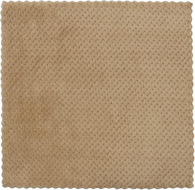 Microfiber Cleaning Cloth Lint Free Cleaning Rags, 10 Pack Fast Drying Dish Rags for Cleaning, Super Absorbent Kitchen Dish Cloths for Wash Dishes,12 in x 12 in, Mix Color