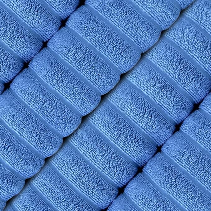 Classic Turkish Towels CTT Premium 4 Pack Bath Towels Set, Made with 100% Turkish Cotton, Spa & Hotel, Quick Drying Towels, Absorbent & Comfy | 27"x54" (Blue)