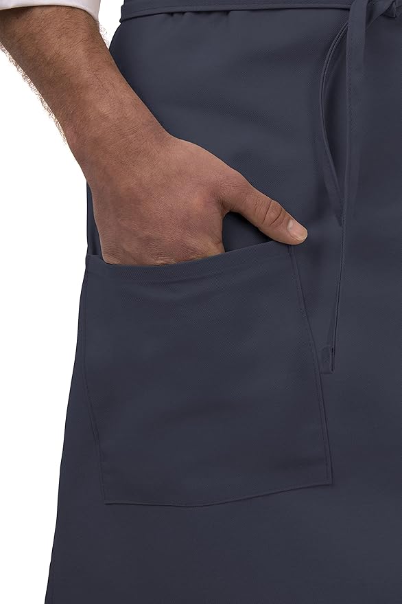 Chef Works Unisex Two Pocket Bistro Apron