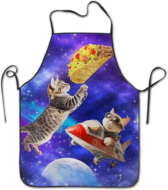 Funny Apron for Men Women Baking Gardening Sewing BBQ Waterproof Cute Gifts