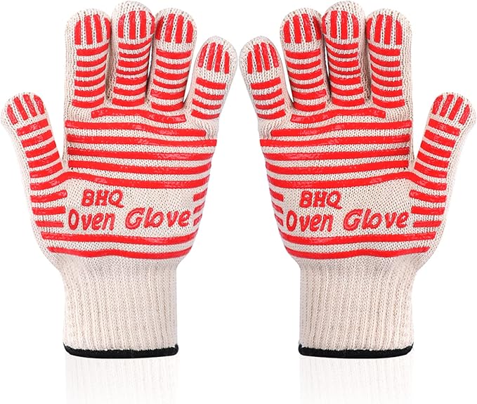 CZSYZCZS Extreme Heat Resistant Oven Gloves - 932F - Cooking Gloves for BBQ, Grilling, Baking,Cutting, Smoker Fireplace