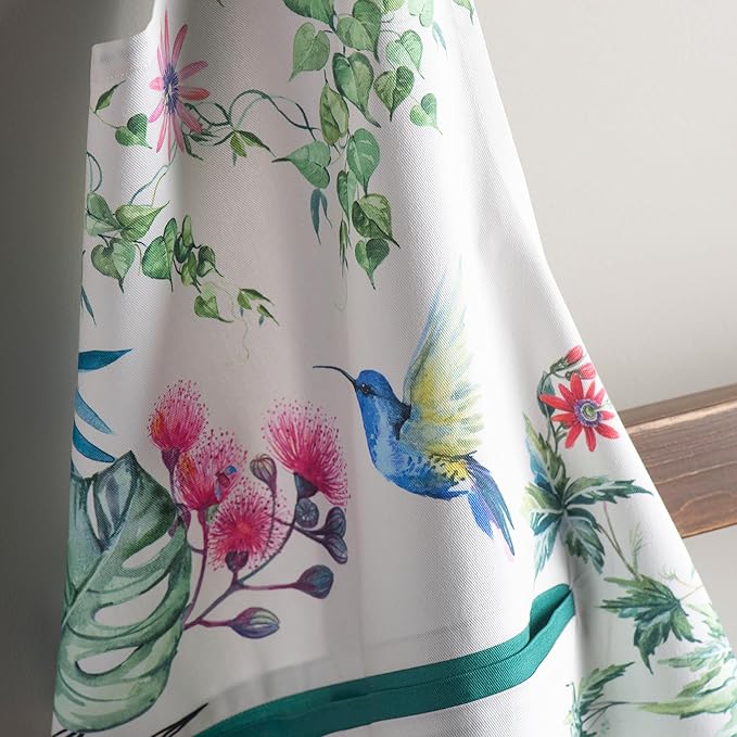 Maison d' Hermine 100% Cotton Apron for women with Pocket Kitchen Chef Apron for Men Cooking Mothers Day Gifts
