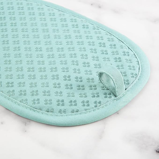 KITCHENAID Asteroid Pot Holder 2-Pack Set, Mineral Water, 6.5"x10"