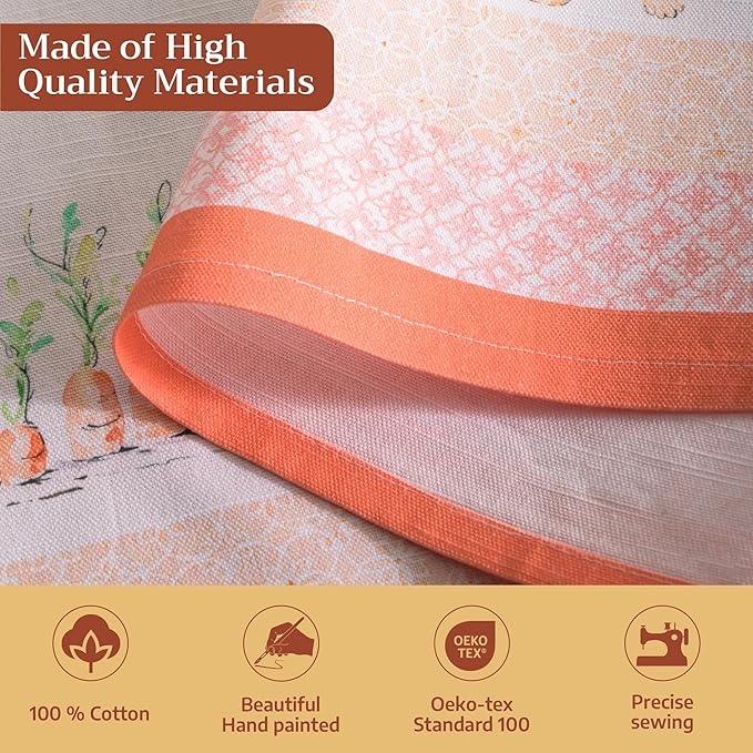 Maison d' Hermine 100% Cotton Apron for women with Pocket Kitchen Chef Apron for Men Cooking Mothers Day Gifts