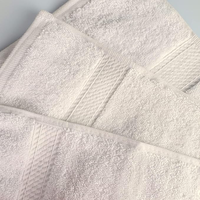 Superior Egyptian Cotton Pile 9 Piece Towel Set, Includes 3 Bath, 3 Hand, 3 Face Towels/Washcloths, Ultra Soft Luxury Towels, Thick Plush Essentials, Guest Bath, Spa, Hotel Bathroom, Cream