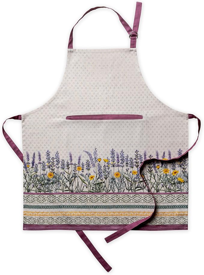 Maison d' Hermine 100% Cotton Apron for women with Pocket Kitchen Chef Apron for Men Cooking Mothers Day Gifts
