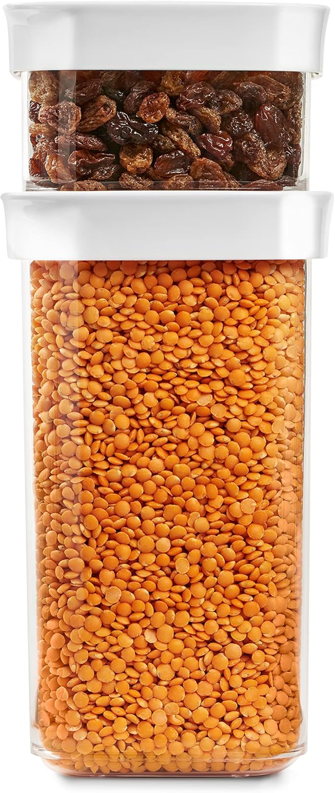 Emsa N11416 Optima Dry Storage Container 0.45 Litres Rectangular 100% Safe, Hygienic, Safe and Space-Efficient, Fresh Seal, BPA-Free, Transparent Design