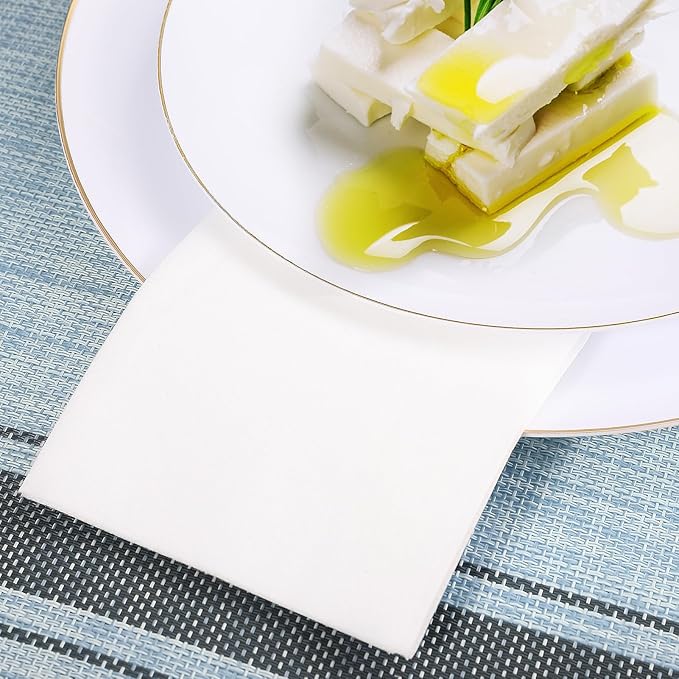 200 Pack Disposable Guest Towels Soft and Absorbent Linen Feel Paper Hand Towels Decorative Bathroom Hand Napkins for Kitchen, Parties, Weddings,Halloween