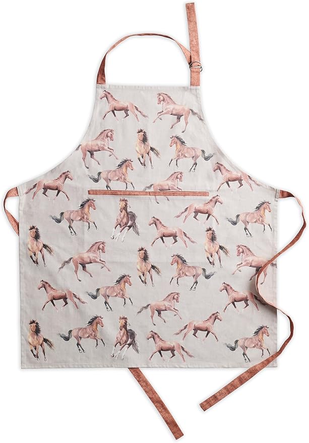 Maison d' Hermine 100% Cotton Apron for women with Pocket Kitchen Chef Apron for Men Cooking Mothers Day Gifts
