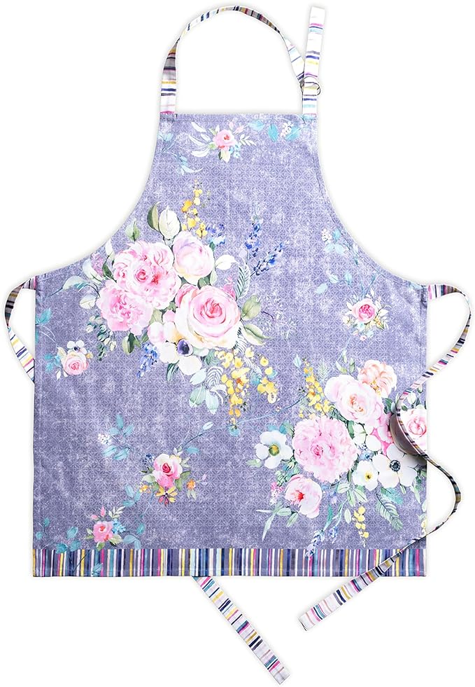 Maison d' Hermine 100% Cotton Apron for women with Pocket Kitchen Chef Apron for Men Cooking Mothers Day Gifts