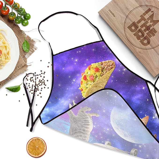 Funny Apron for Men Women Baking Gardening Sewing BBQ Waterproof Cute Gifts