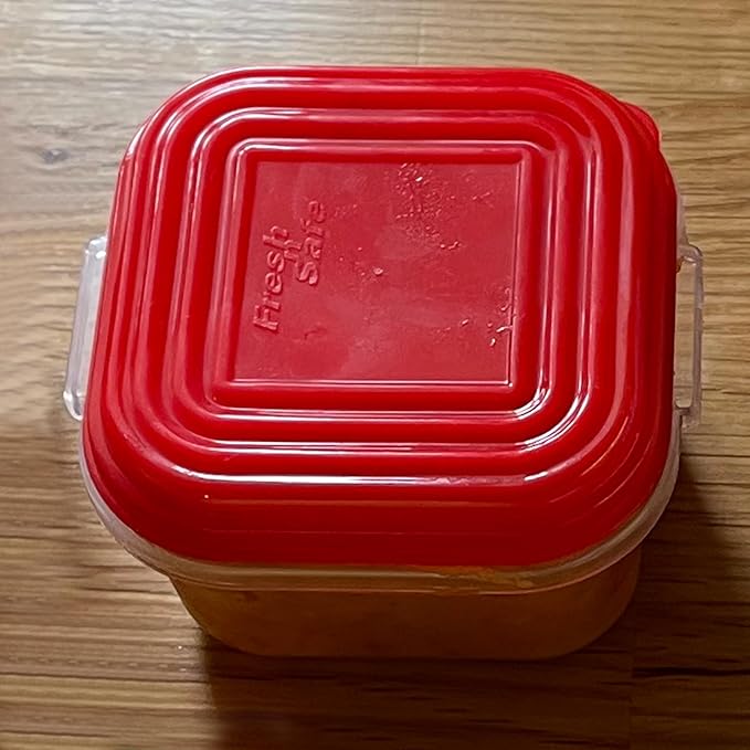ARSUK Baby Food Containers (4oz/120ml, 16 Pack) - Small Plastic Containers with Lids - Toddler Snack Containers - Reusable Freezer Safe Food Storage Jars - BPA-Free, Leakproof & Microwave Safe