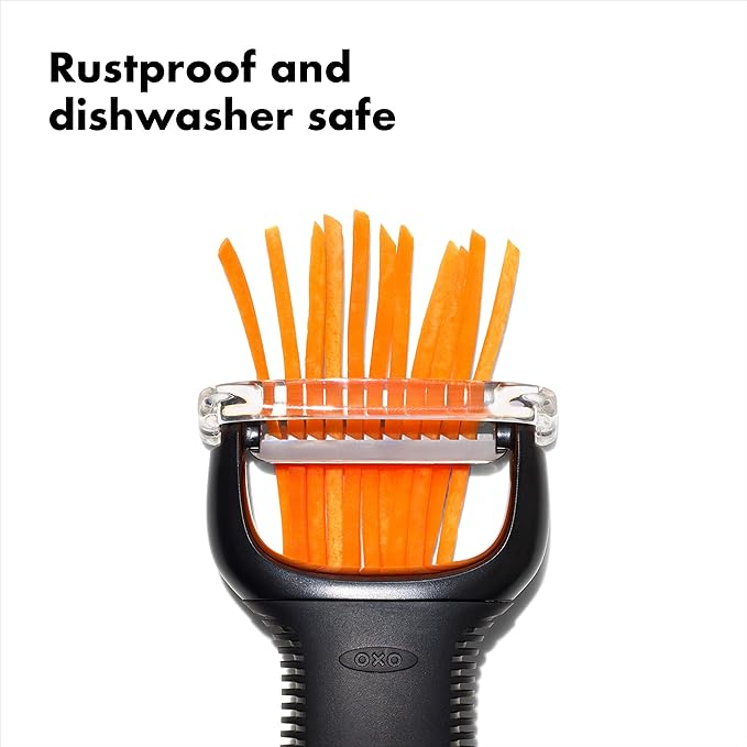 OXO 0719812003665 Good Grips Julienne Peeler, one Size, Multi (Pack of 2)