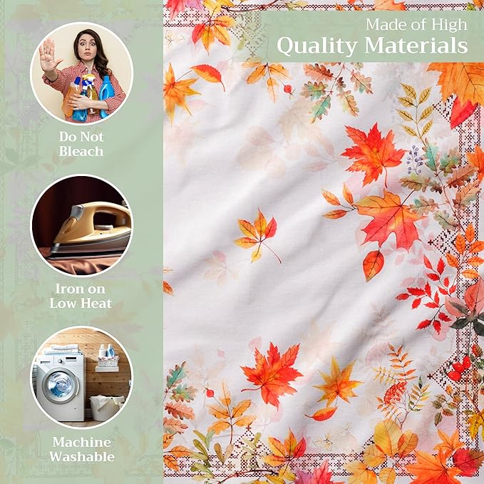 Maison d' Hermine Cloth Napkins Set of 4 100% Cotton for Thanksgiving Christmas Decorations Everyday Reusable Square Fall Napkins Cloth Washable Dinner Party (Amarante, 20"x20")