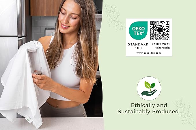 Organic Cotton Tea Towels for Embroidery - Blank Flour Sack Dish Towels for Customization - Perfect White Kitchen Towels for Sublimation to Customize and Personalize - 27"x27" (White - 5 Pack)