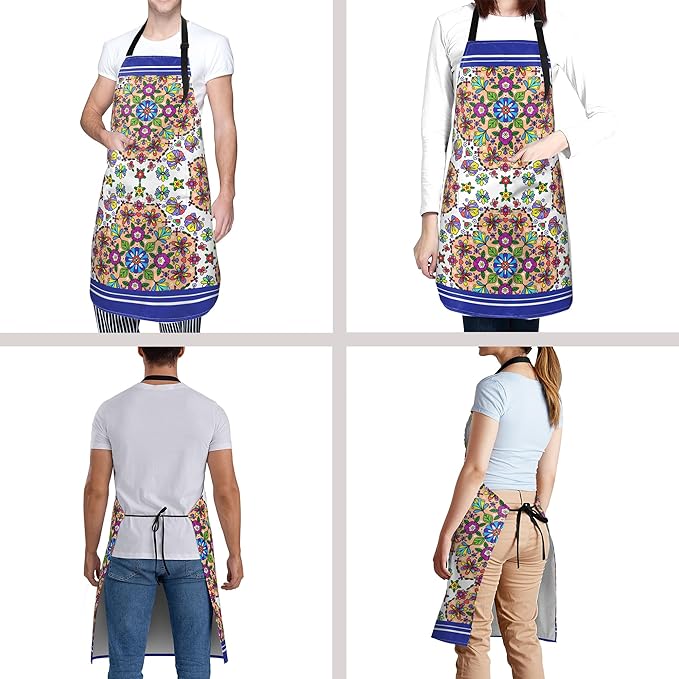 Funny Apron Polyester Grooming Aprons with Pocket for Cooking Kitchen Grilling Adults
