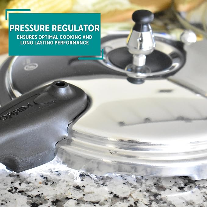 Mirro 92180A Polished Aluminum 10-PSI Pressure Cooker Cookware, 8-Quart, Silver -