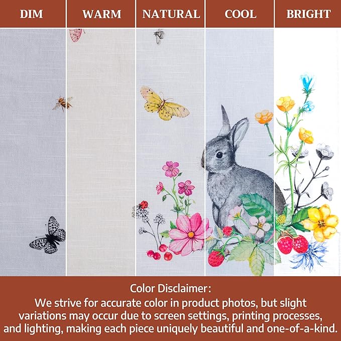Maison d' Hermine Cloth Napkins Set of 4 100% Cotton Everyday Reusable Square Napkins Cloth Washable Dinner Party Wedding Restaurant Gifts for Mothers Day Spring/Summer (Printemps, 20" x 20")