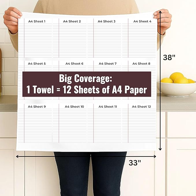 WHITEWRAP Flour Sack Towels| Tea Towel for Crafts| Kitchen Dish Cotton Blank Towel for Embroidery|Baking Bread Proofing Linen Cover| Thick Absorbent Quick Dry| 7 Pack 33"X38" Natural