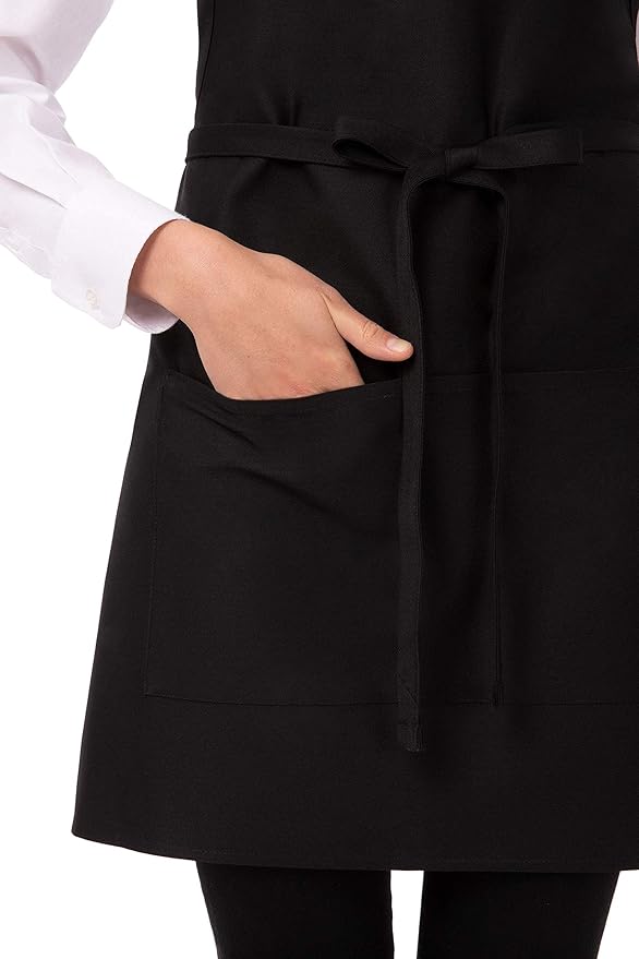 Chef Works Unisex V-Neck Tuxedo Apron