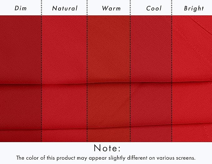 Ruvanti Cloth Napkins Set of 6, 100% Cotton High GSM 18x18 Inches Soft, Washable, Highly Durable & Absorbent, Perfect for Parties, Christmas, Thanksgiving Dinners – Flame Scarlet