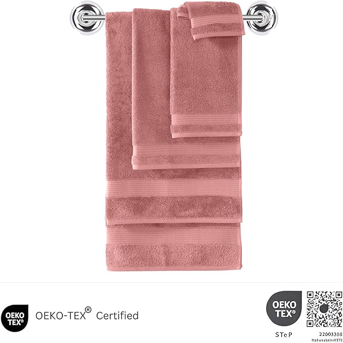 Classic Turkish Towels CTT - Premium Washcloths 12 Pack Set, 100% Turkish Cotton, Highly Absorbent & Quick Dry, Face Towels Wash Cloths for Hotel, Spa & Gym | 12"x12" (Coral)