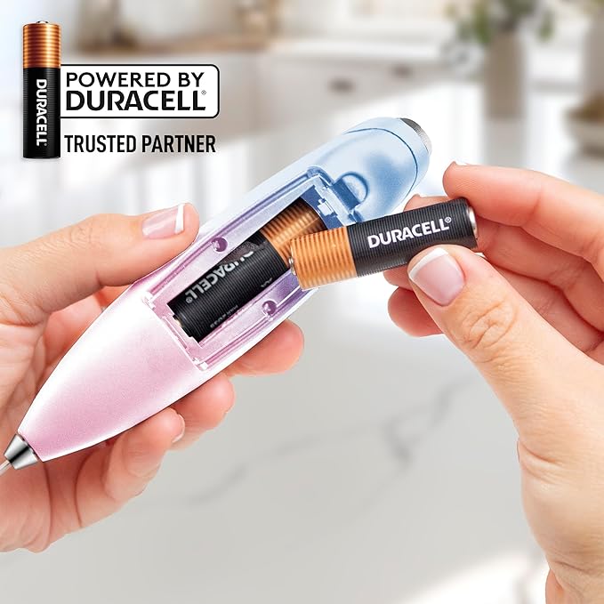 Zulay Kitchen Milk Frother Handheld Electric Whisk with AA Duracell Batteries – Durable Drink Mixer for Coffee, Lattes, Cappuccinos & More - Lavender