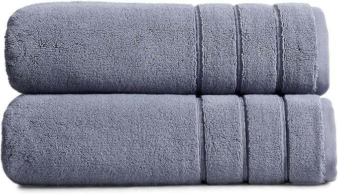 Springtree Home Luxury Turkish Cotton Bath Towels | 100% Turkish Cotton | Premium Bath Towels | Ultra Soft Thick Plush & Highly Absorbent | Luxury Hotel & Spa Quality Bathroom Towels | Dusk