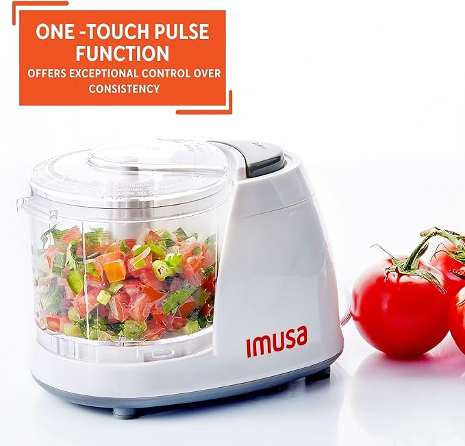 IMUSA 1.5cup Electric Mini Chopper, White
