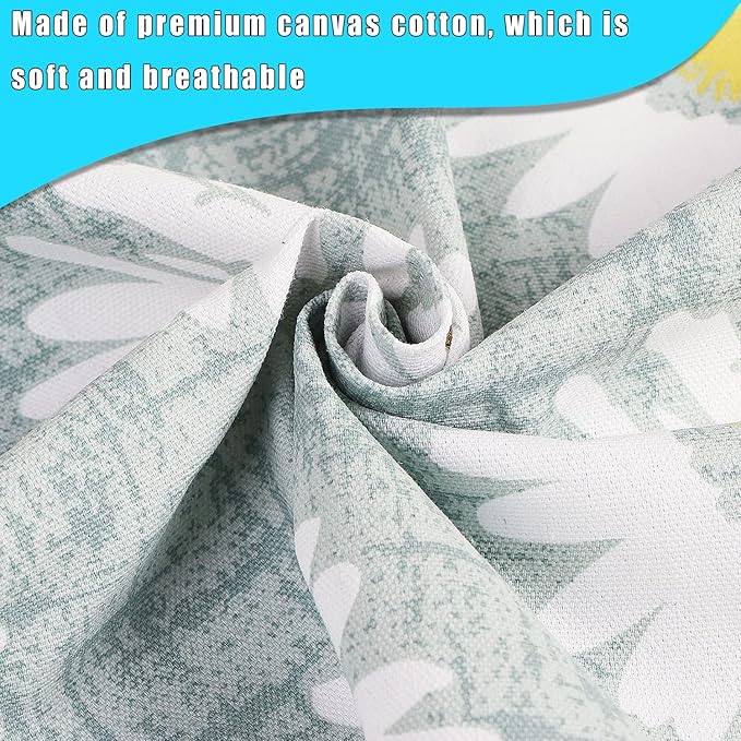 LOLOMLO Oversize Canvas Cotton Apron, Extra Large Aprons with Long Strap, Adjustable Neck Tear Resistant Plus Size aprons