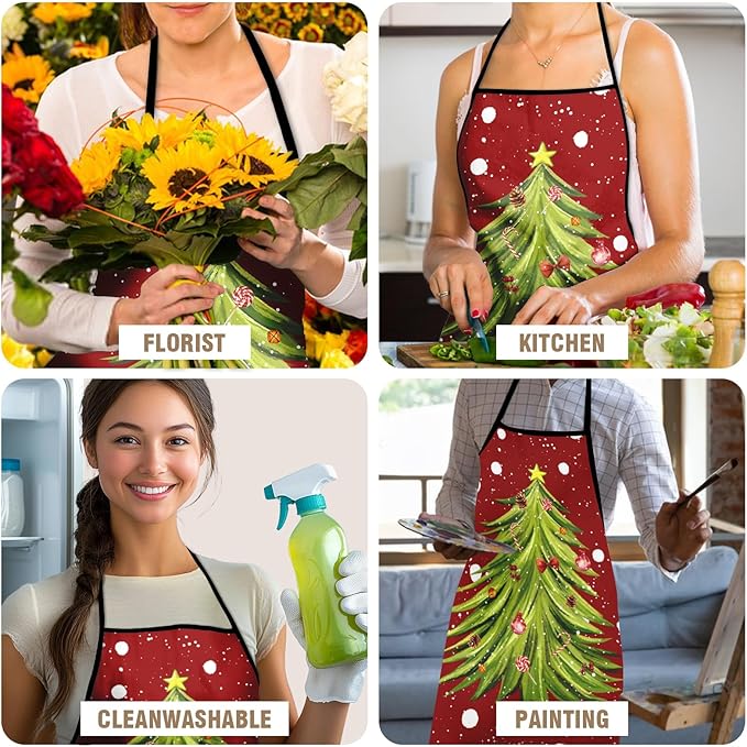 Funny Apron for Men Women Baking Gardening Sewing BBQ Waterproof Cute Gifts