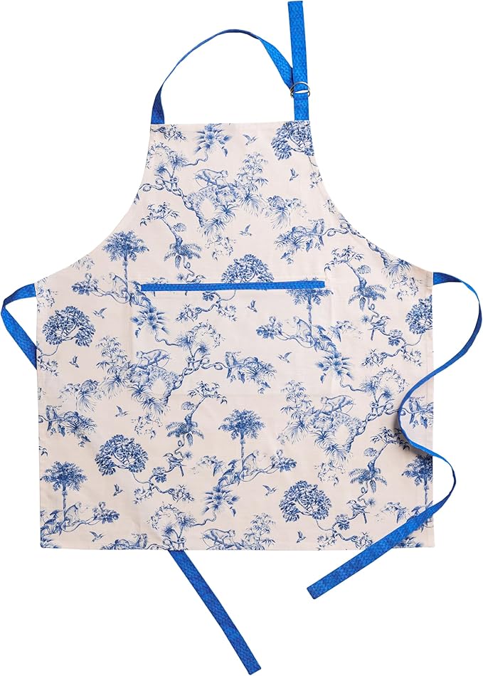Maison d' Hermine 100% Cotton Apron for women with Pocket Kitchen Chef Apron for Men Cooking Mothers Day Gifts