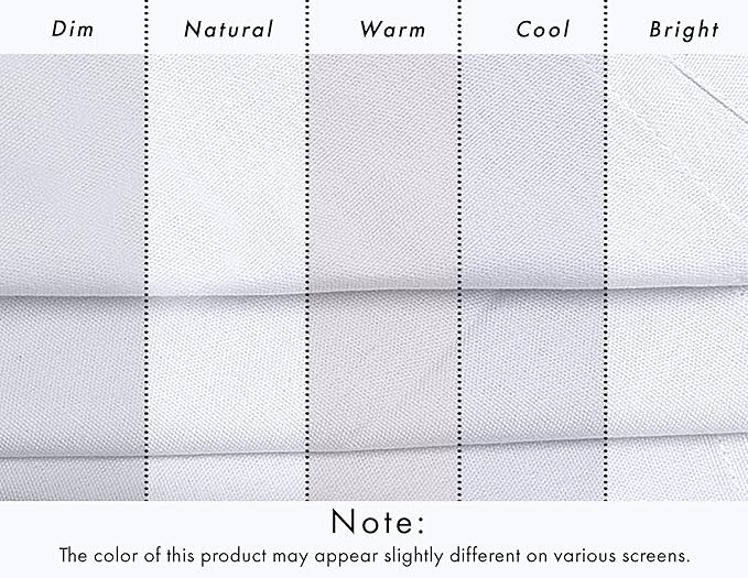 Ruvanti Cloth Napkins Set of 12, 18x18 Inches, 100% Cotton, Washable, Soft & Absorbent, Perfect for Wedding, Christmas, ‎Thanksgiving Dinners - White